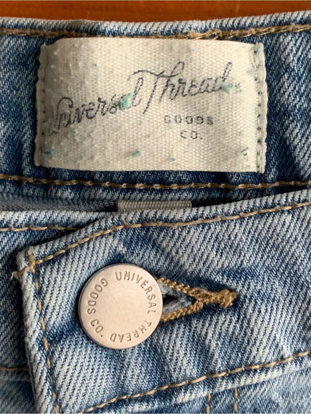 Universal Threads High Rise Wide Leg Jeans, 12 - Picture 8 of 9